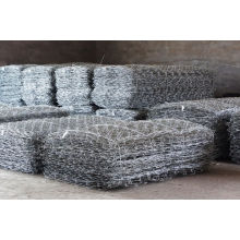 6 * 8 Mesh 2 * 1 * 0.3 Taille Galvanisé et revêtu de PVC Gabion Box for Water Project